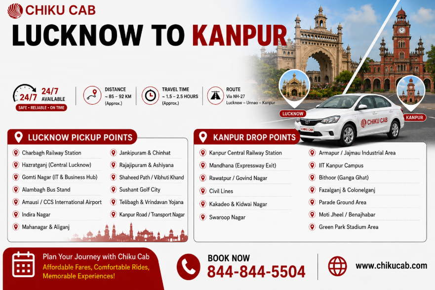 lucknow pckup point