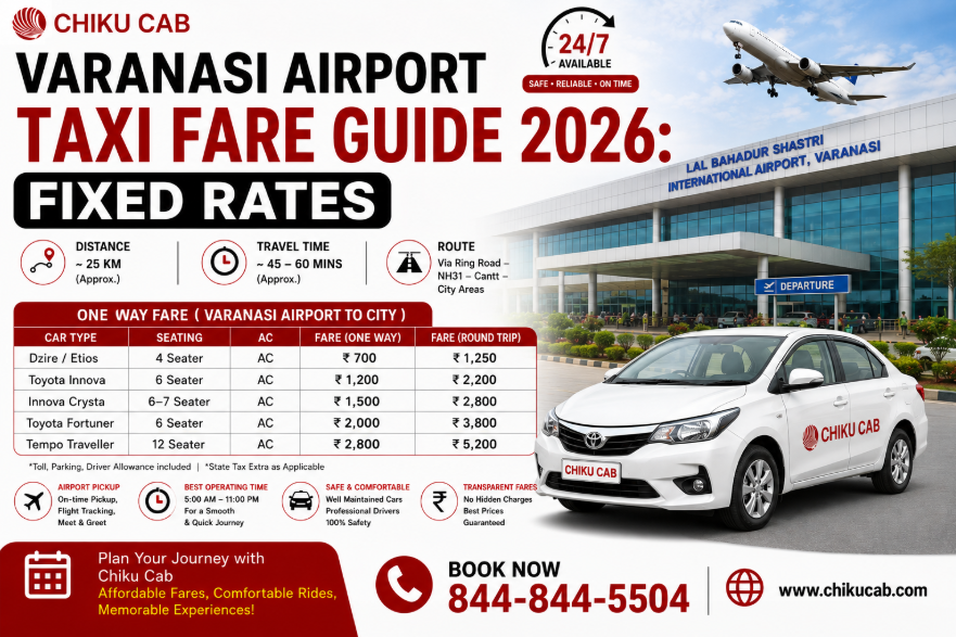 Varanasi Airport Taxi Fare