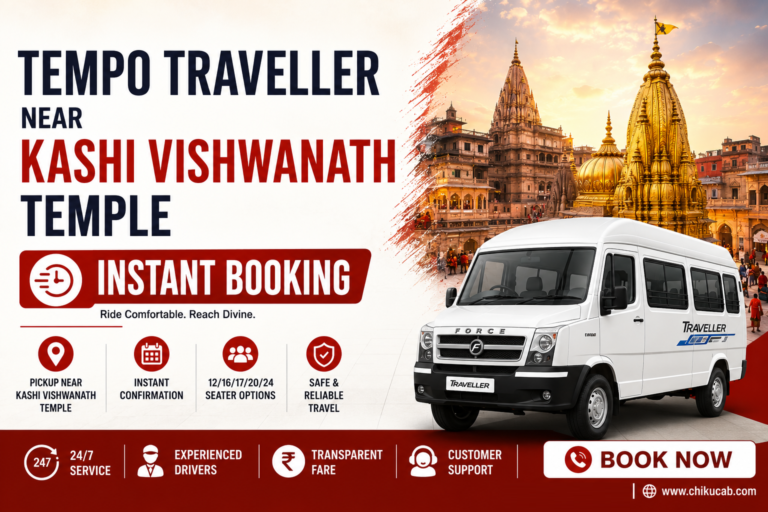 Tempo Traveller Near Kashi Vishwanath Temple Fare Price