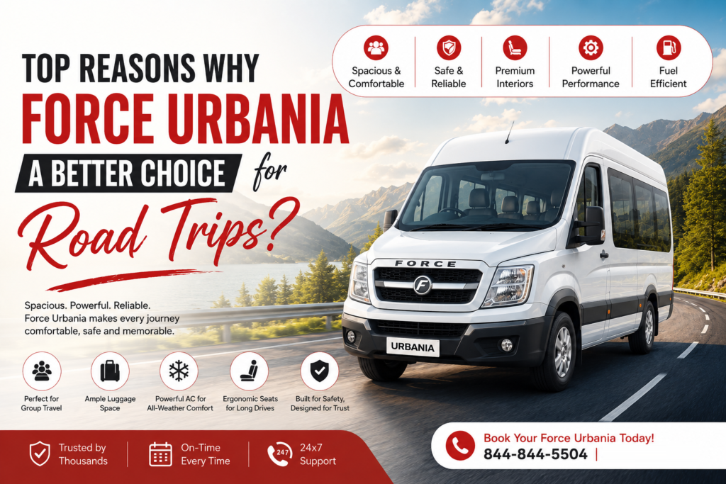 Top Reasons Why Force Urbania a Better Choice for Road Trips?