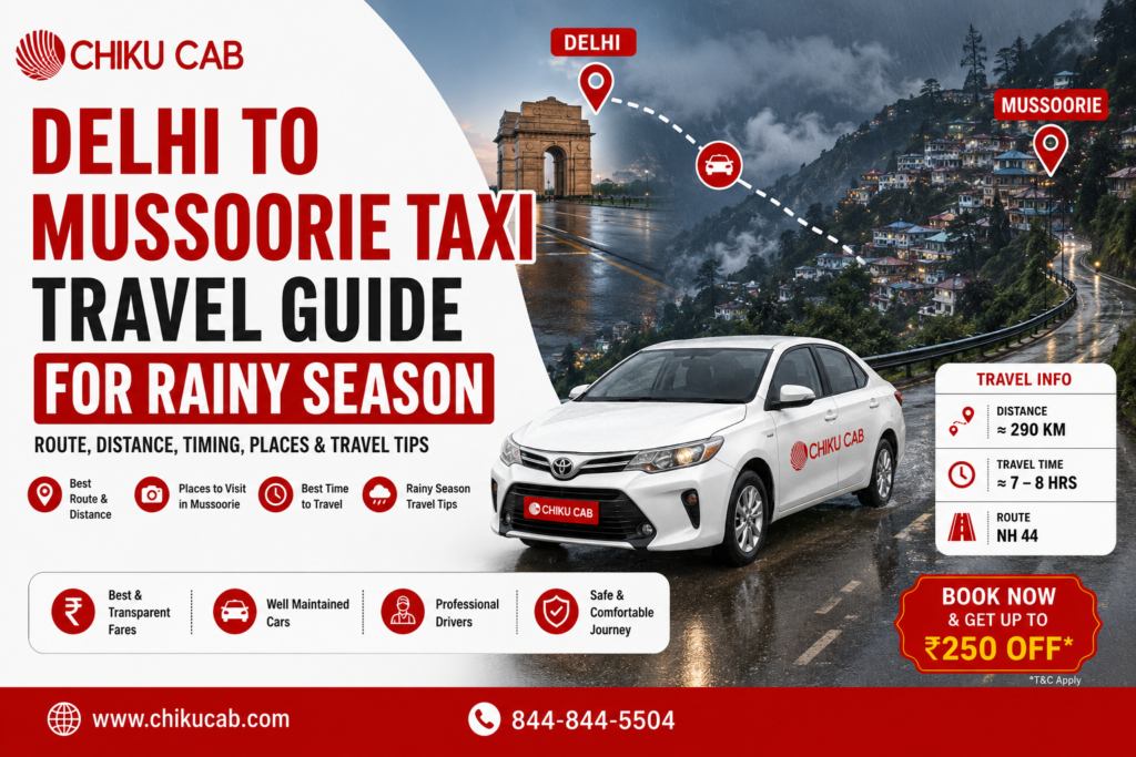 Delhi to Mussoorie Taxi