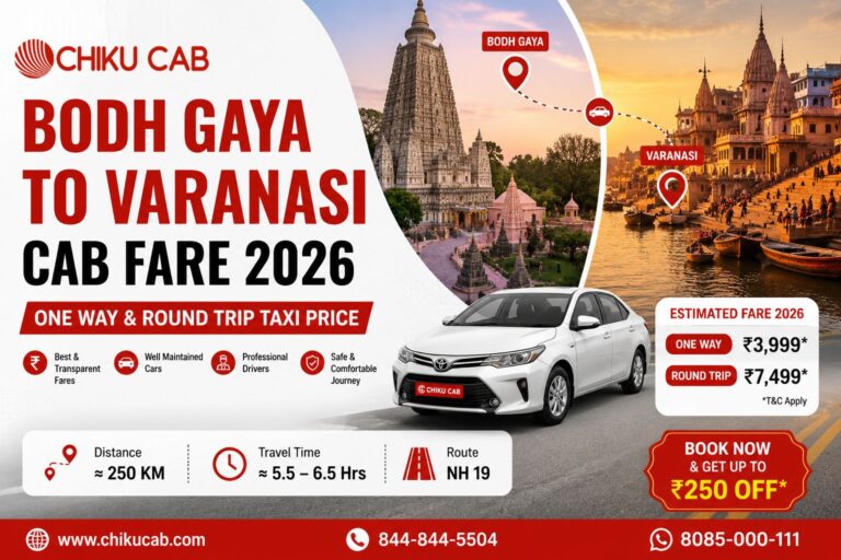 Gaya to Varanasi Cab Fare