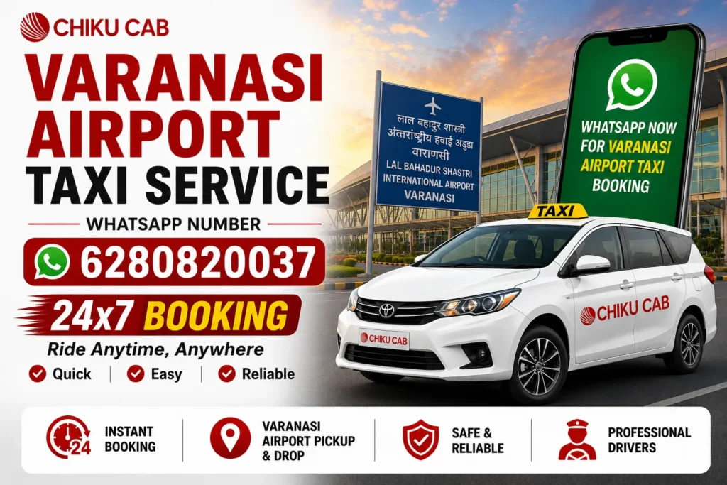 Varanasi Airport Taxi Service WhatsApp Number