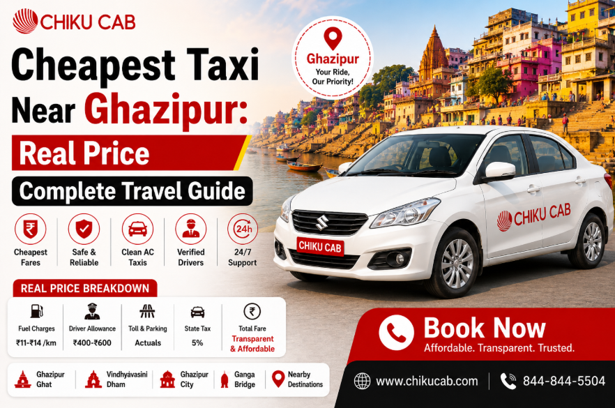 Cheapest Taxi Near Ghazipur