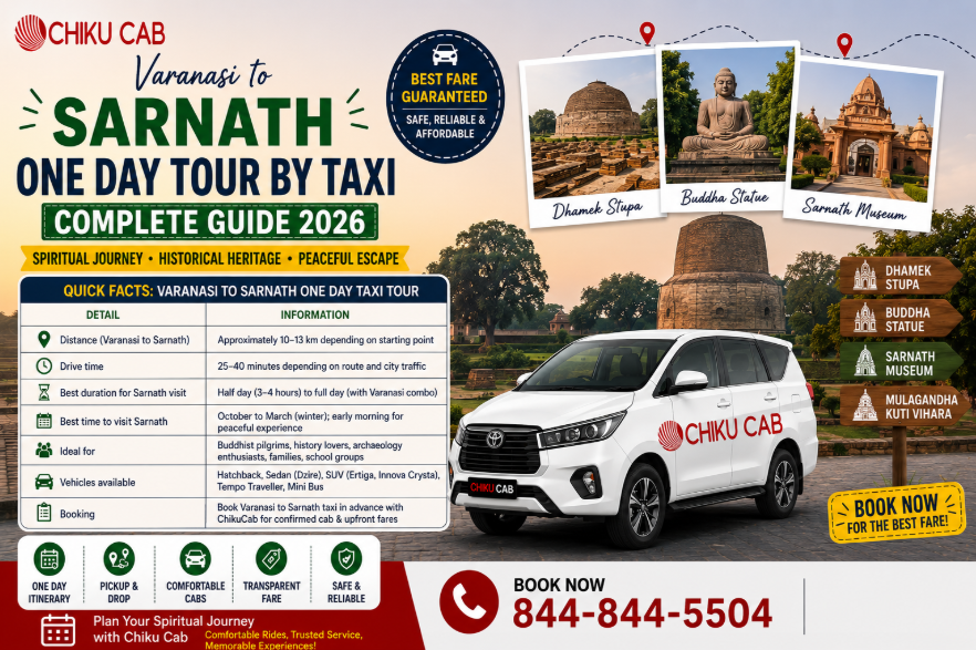 varanasi to sarnath cab