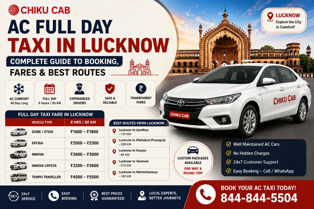 AC Full Day Taxi in Lucknow
