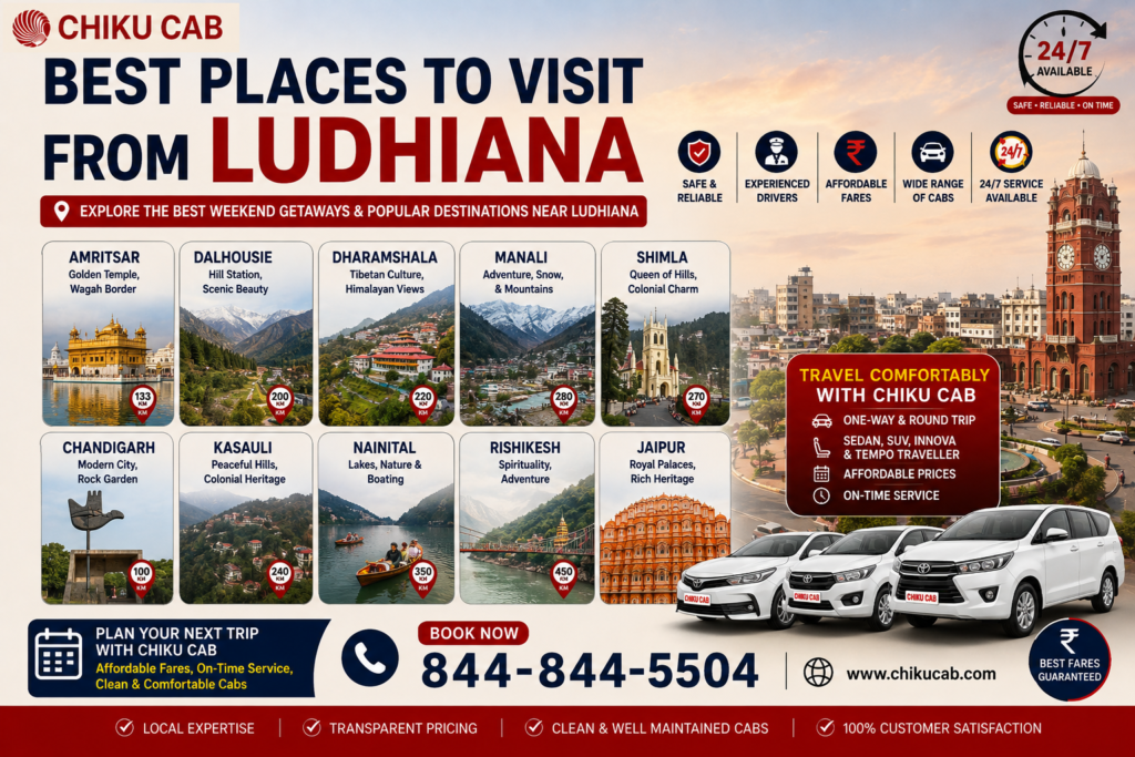 Best Places to Visit From Ludhiana