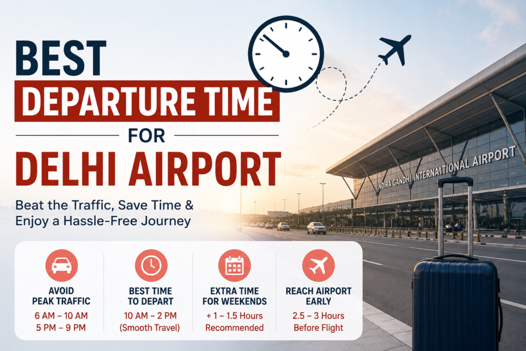 Best Departure Time for Delhi Airport
