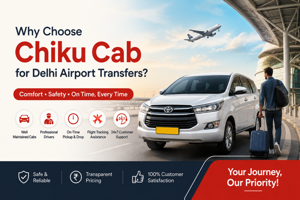 Why Choose Chiku Cab for Delhi Airport Transfers?