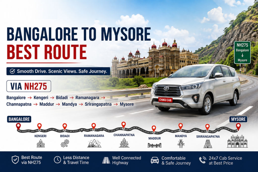 Bangalore to Mysore Best Route