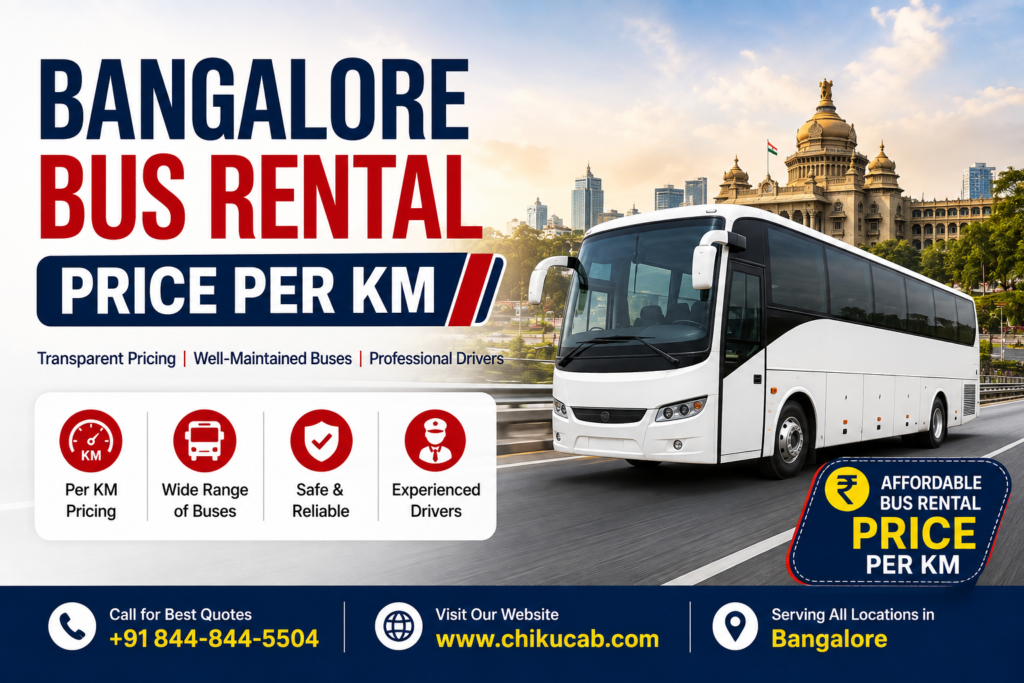 Bangalore Bus Rental Price Per KM