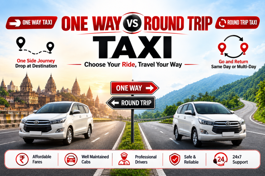 One Way vs Round Trip Taxi