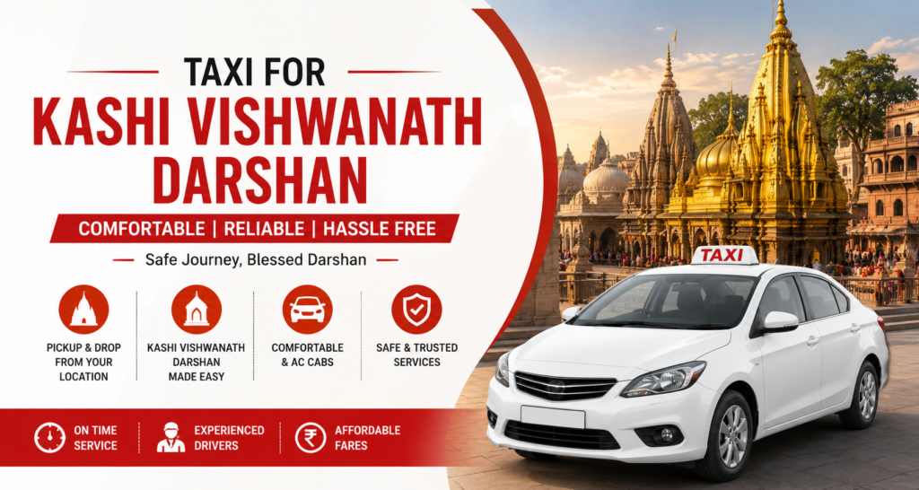 Taxi for Kashi Vishwanath Darshan