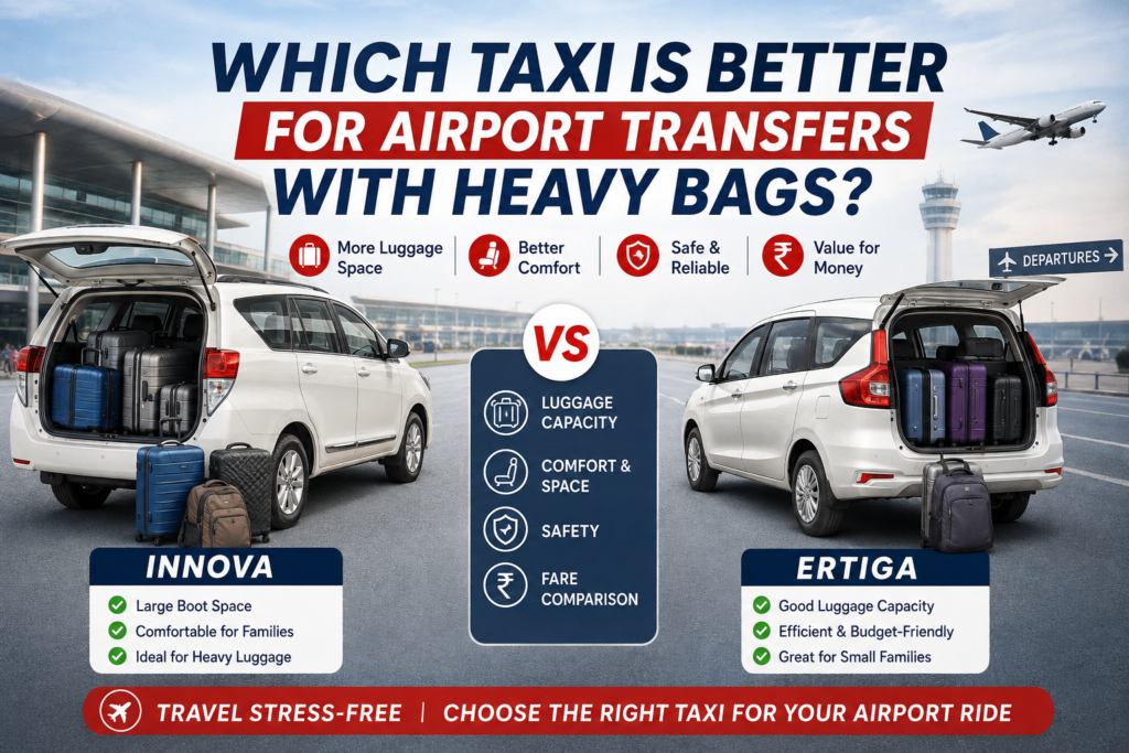 Which Taxi Is Better for Airport Transfers with Heavy Bags?
