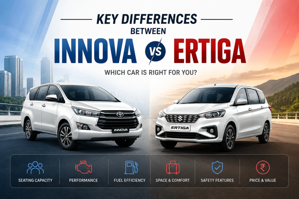 Key Differences Between Innova and Ertiga