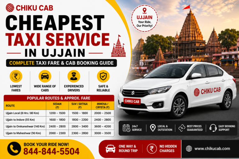 Cheapest Taxi Service in Ujjain