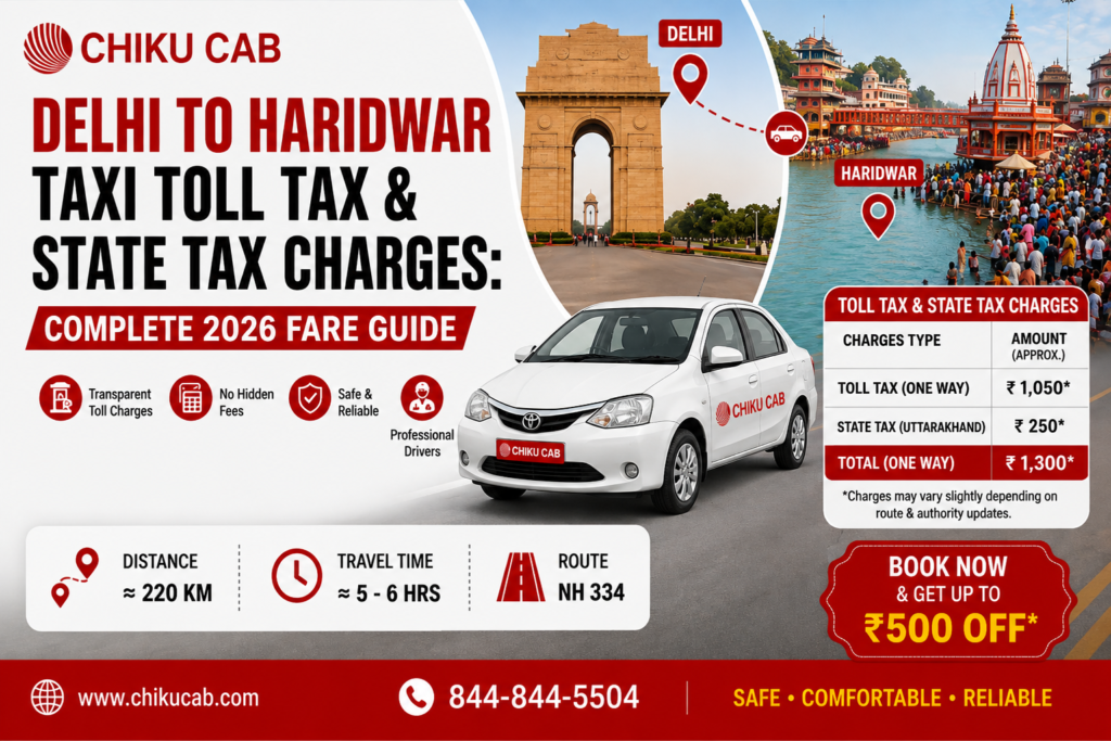 Delhi to Haridwar Taxi Toll Tax