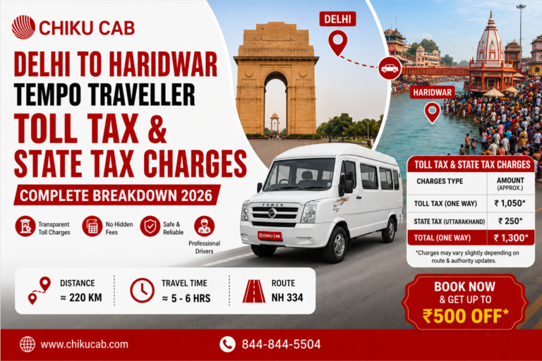 Delhi to Haridwar Tempo Traveller