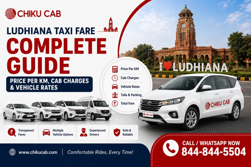 Ludhiana Taxi Fare Complete Guide