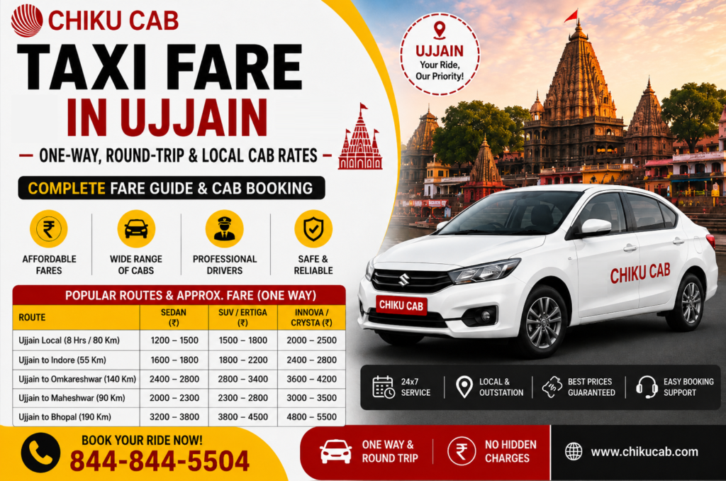 Taxi Fare in Ujjain