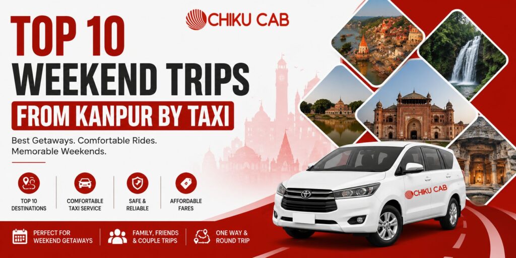 Top 10 Weekend Trips from Kanpur by Taxi