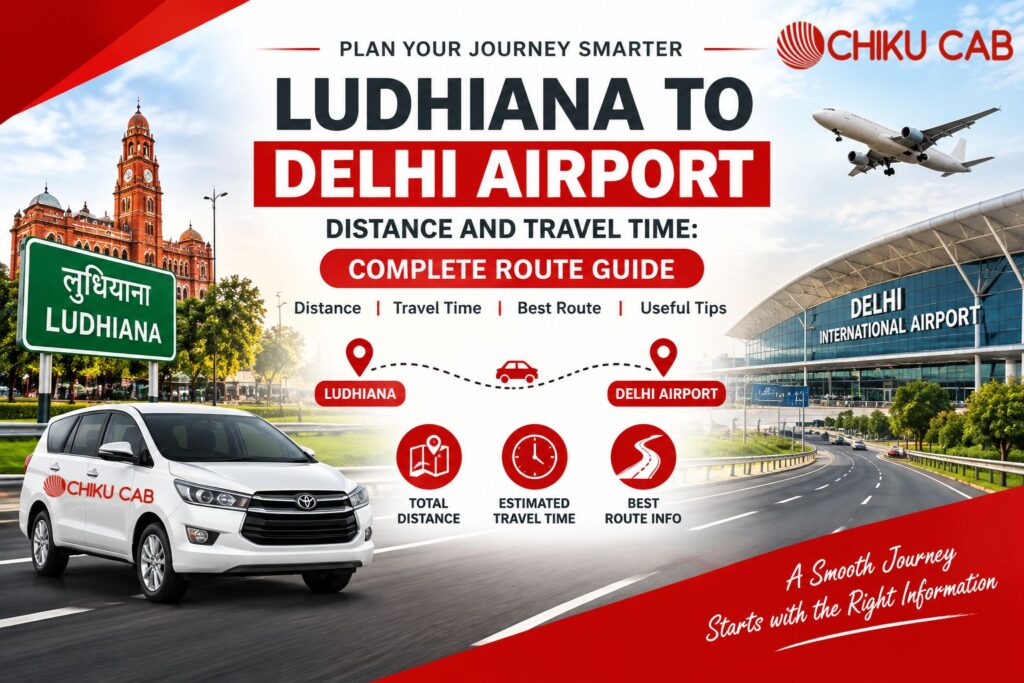 Ludhiana to Delhi Airport Distance and Travel Time: Complete Route Guide