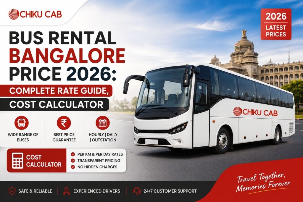 Bangalore Bus Rental Price 2026: Complete Rate Guide, Cost Calculator