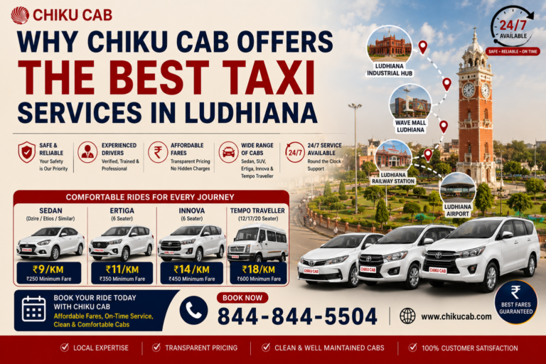 Why Chiku Cab Offers the Best Taxi Services in Ludhiana