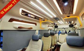 15 Seater Luxury Tempo Traveller