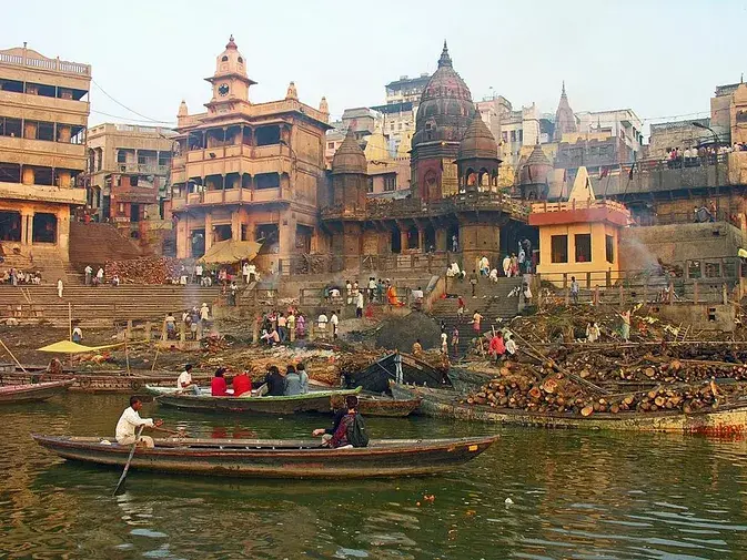 Manikarnika Ghat View Varanasi