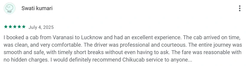 Customer Review Screenshot