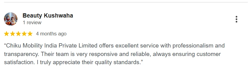 Customer Review Screenshot