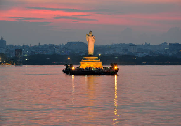 Hussain Sagar Lake View Hyderabad