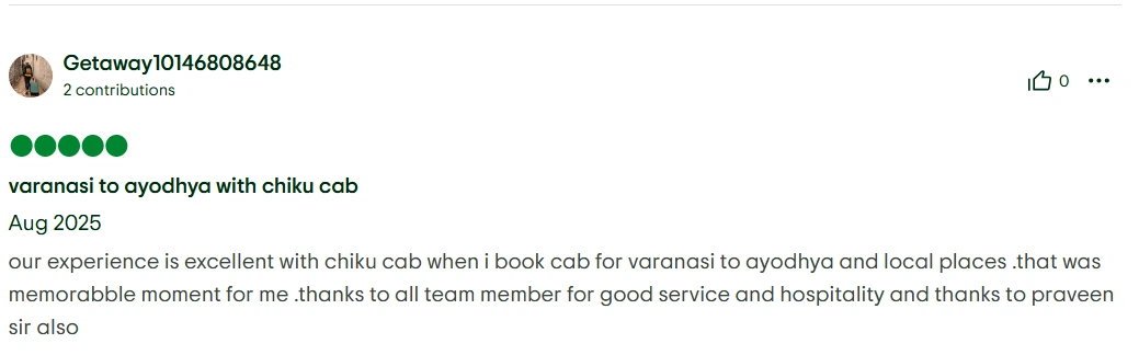 Customer Review Screenshot